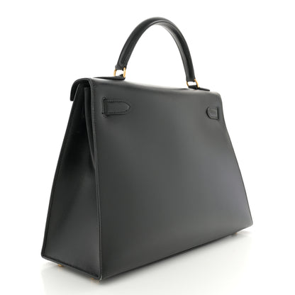 Hermes Box Kelly Sellier 32 Black 3 of 16