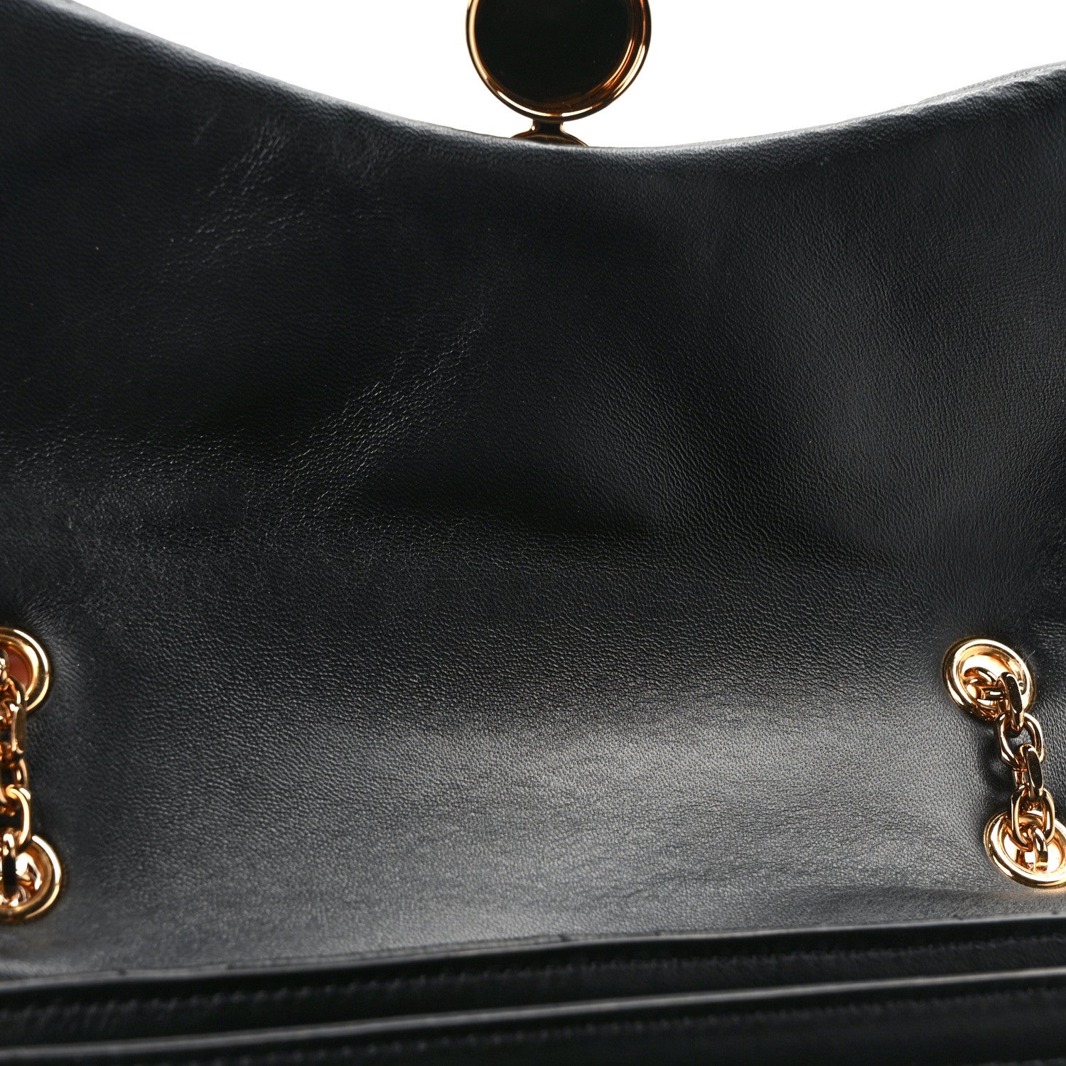 Versace Nappa Quilted Kleio Shoulder Bag Black 10 of 11