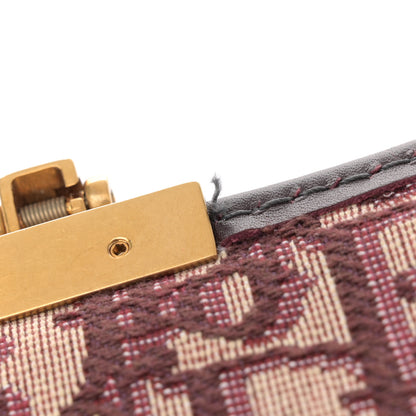 Christian Dior Oblique Dioraddict Flap Bag Burgundy 11 of 13
