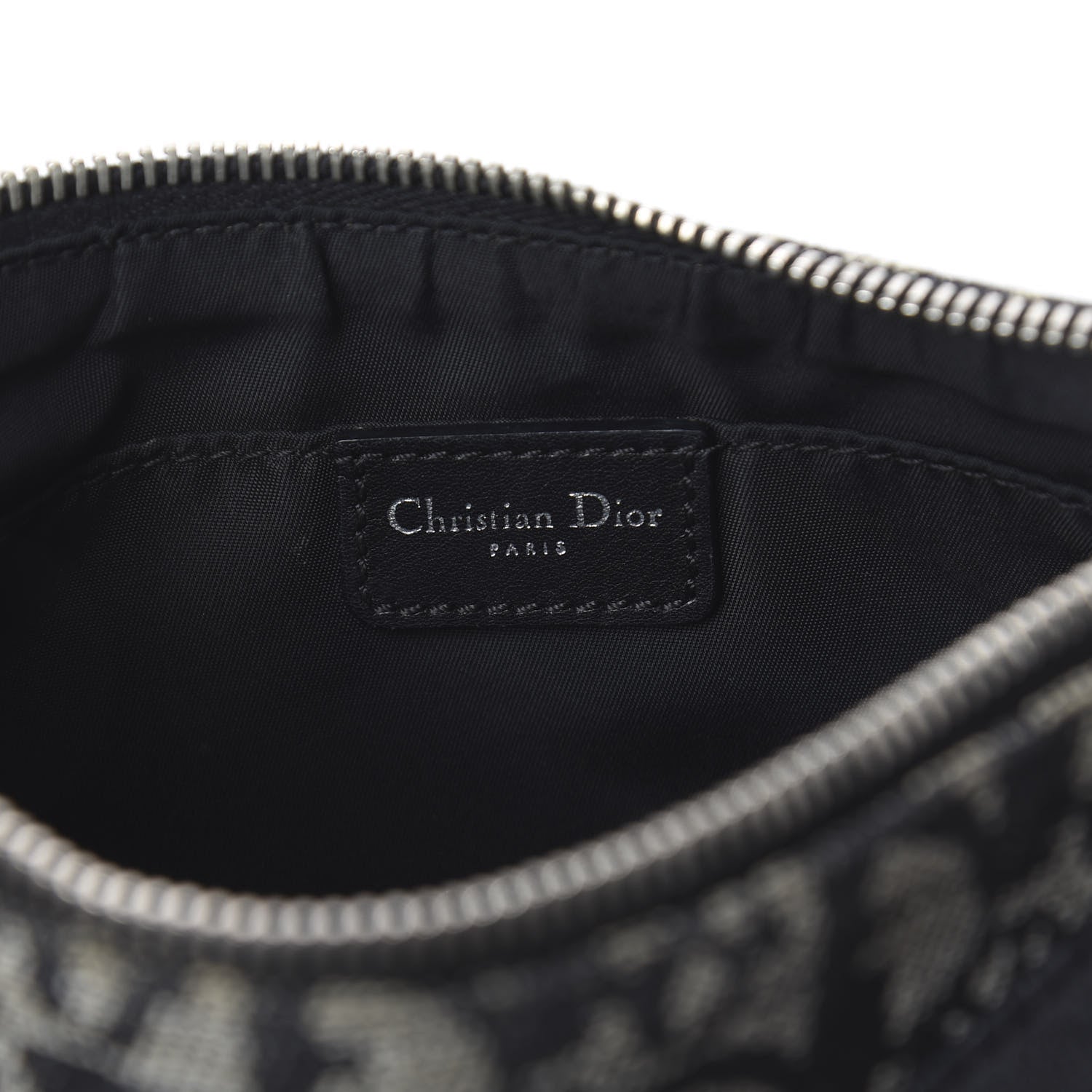 Christian Dior Monogram Shoulder Bag Black 5 of 7