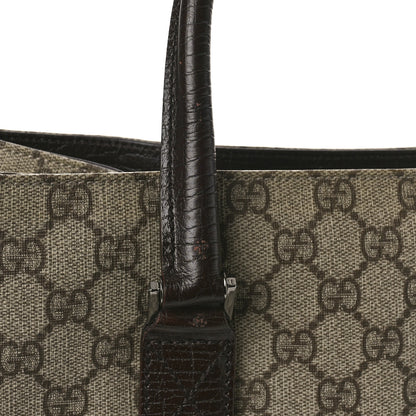 Gucci GG Plus Monogram Vertical Tote Dark Brown 10 of 10