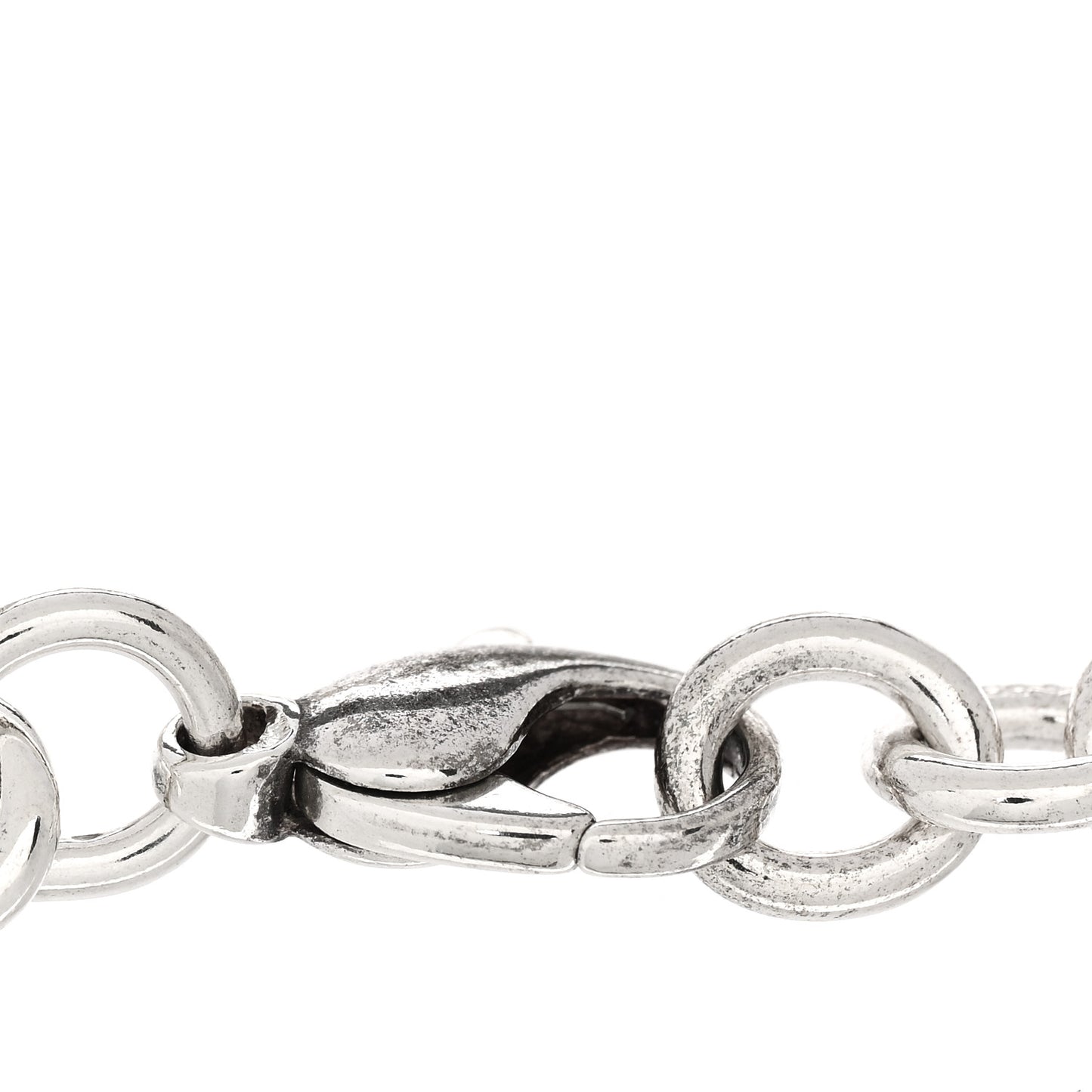 Sterling Silver 5 Heart Charm Bracelet