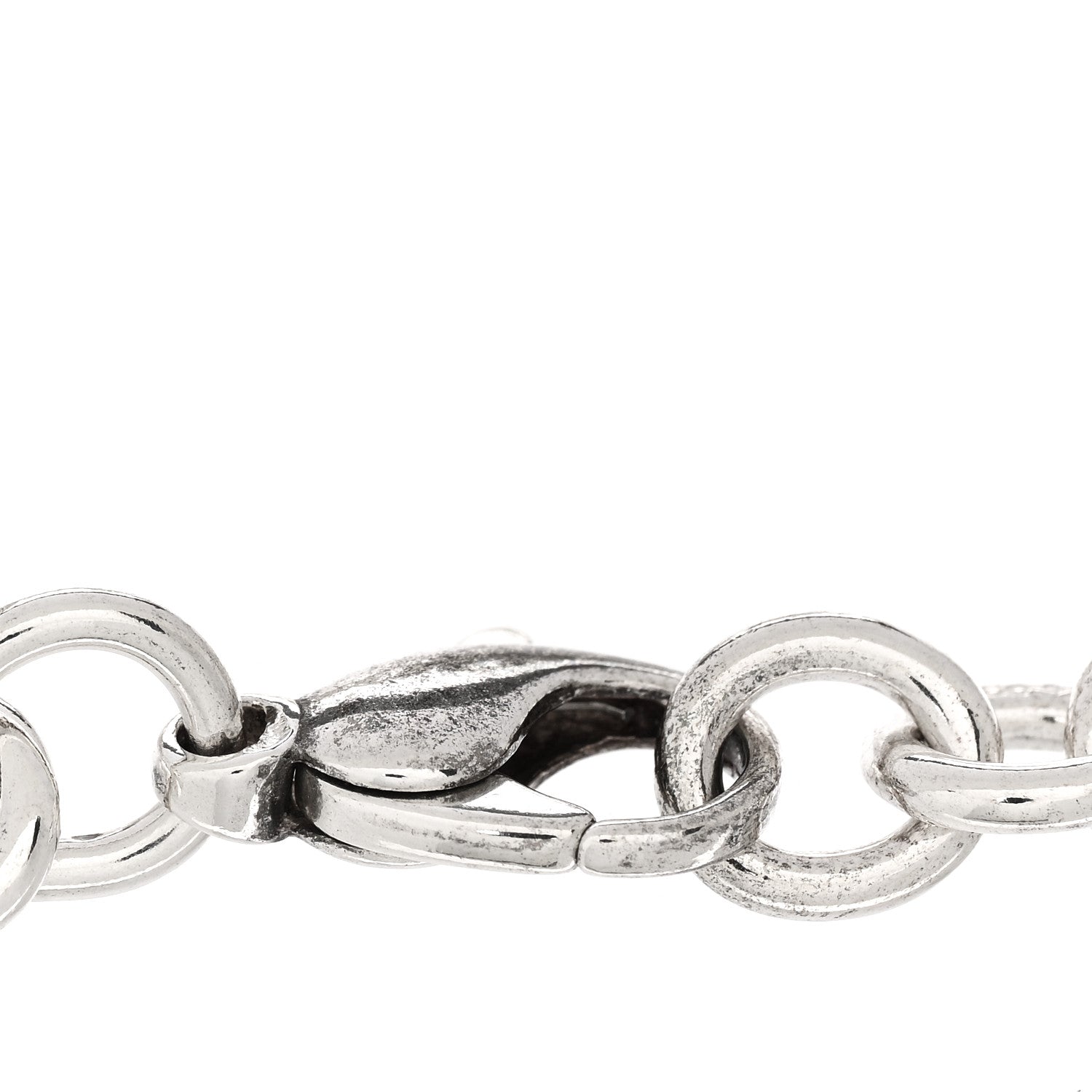 Tiffany Sterling Silver 5 Heart Charm Bracelet 3 of 3