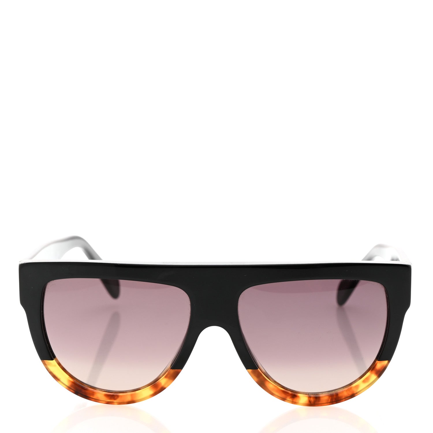 Celine Shadow Sunglasses CL 4001IN Black Havana 2 of 7