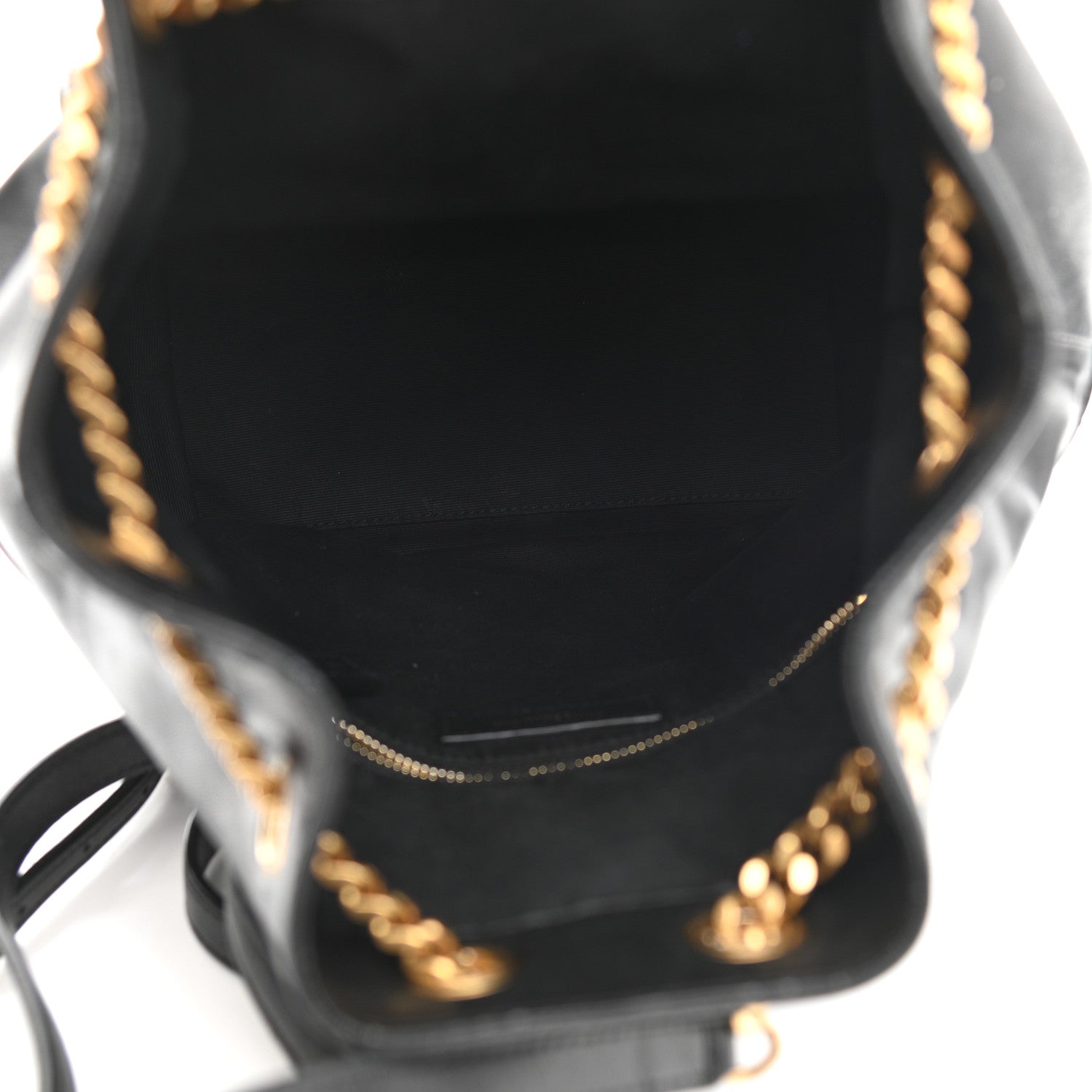 Saint Laurent Lambskin Matelasse Monogram Joe Backpack Black 5 of 8