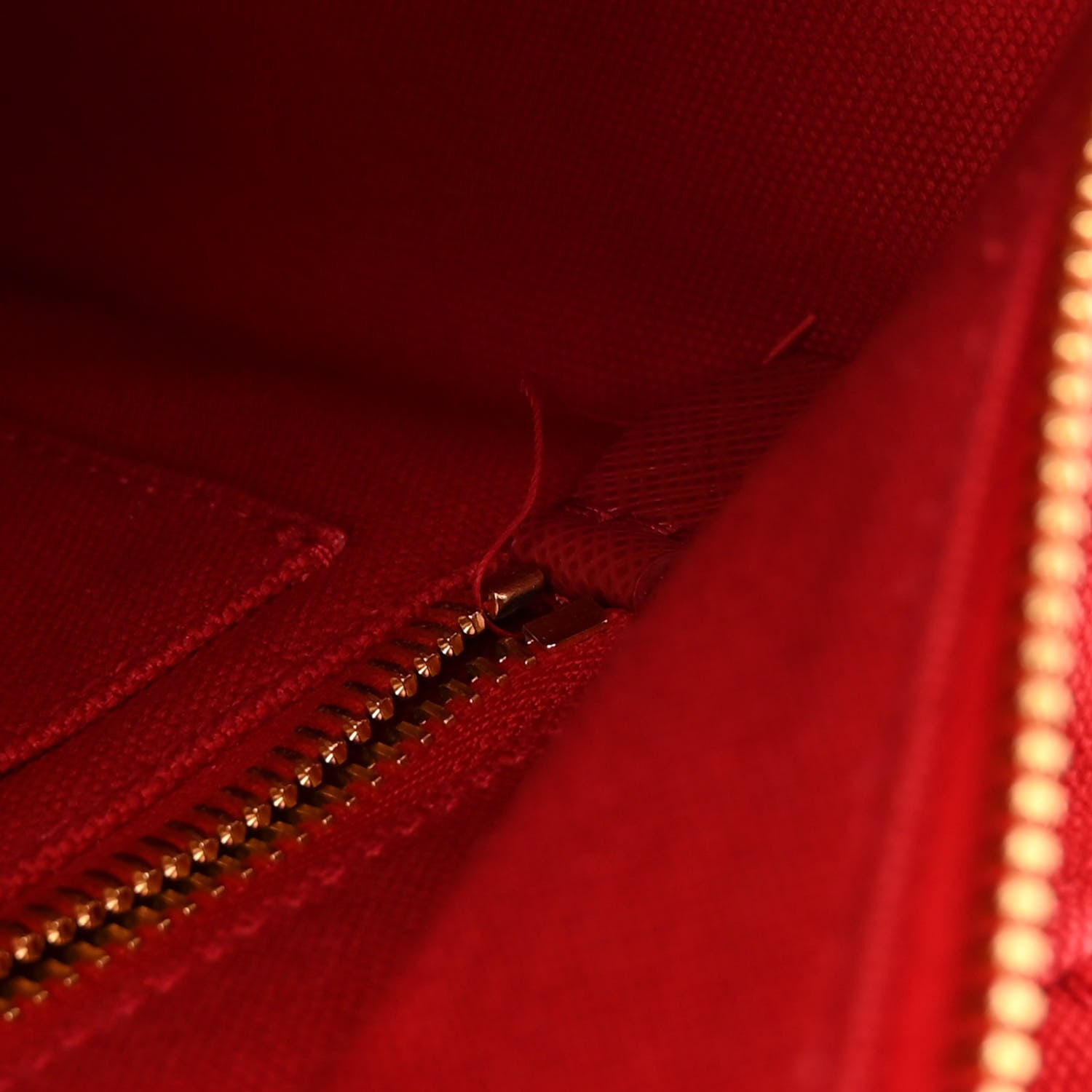Prada Wicker Canvas Tote Naturale Red 12 of 12