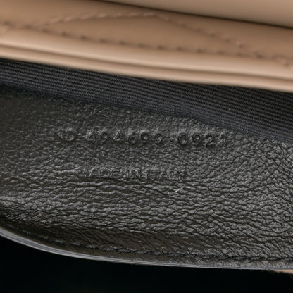 Saint Laurent Calfskin Y Quilted Monogram Small Loulou Chain Satchel Dark Beige 11 of 14