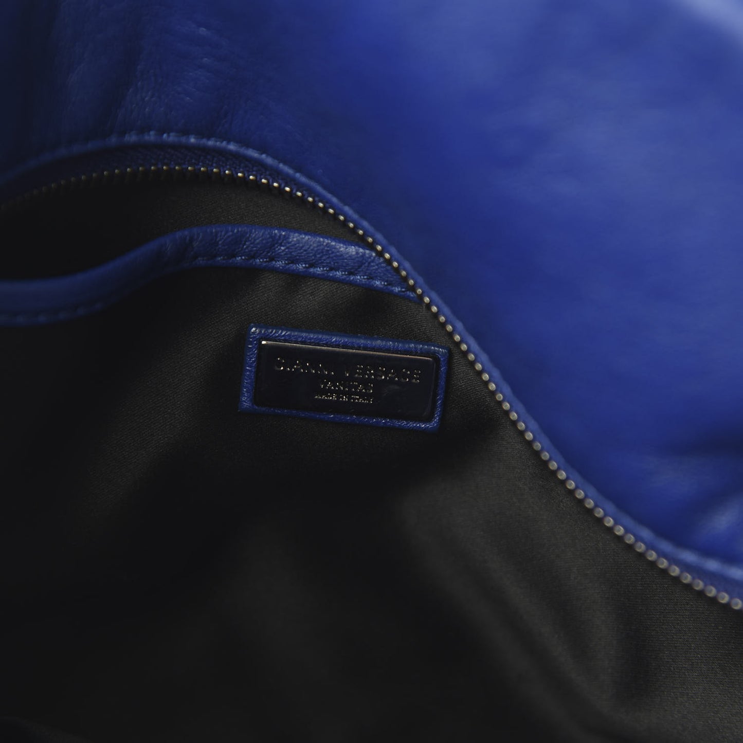 Nappa Barocco Quilted Shoulder Bag Blue
