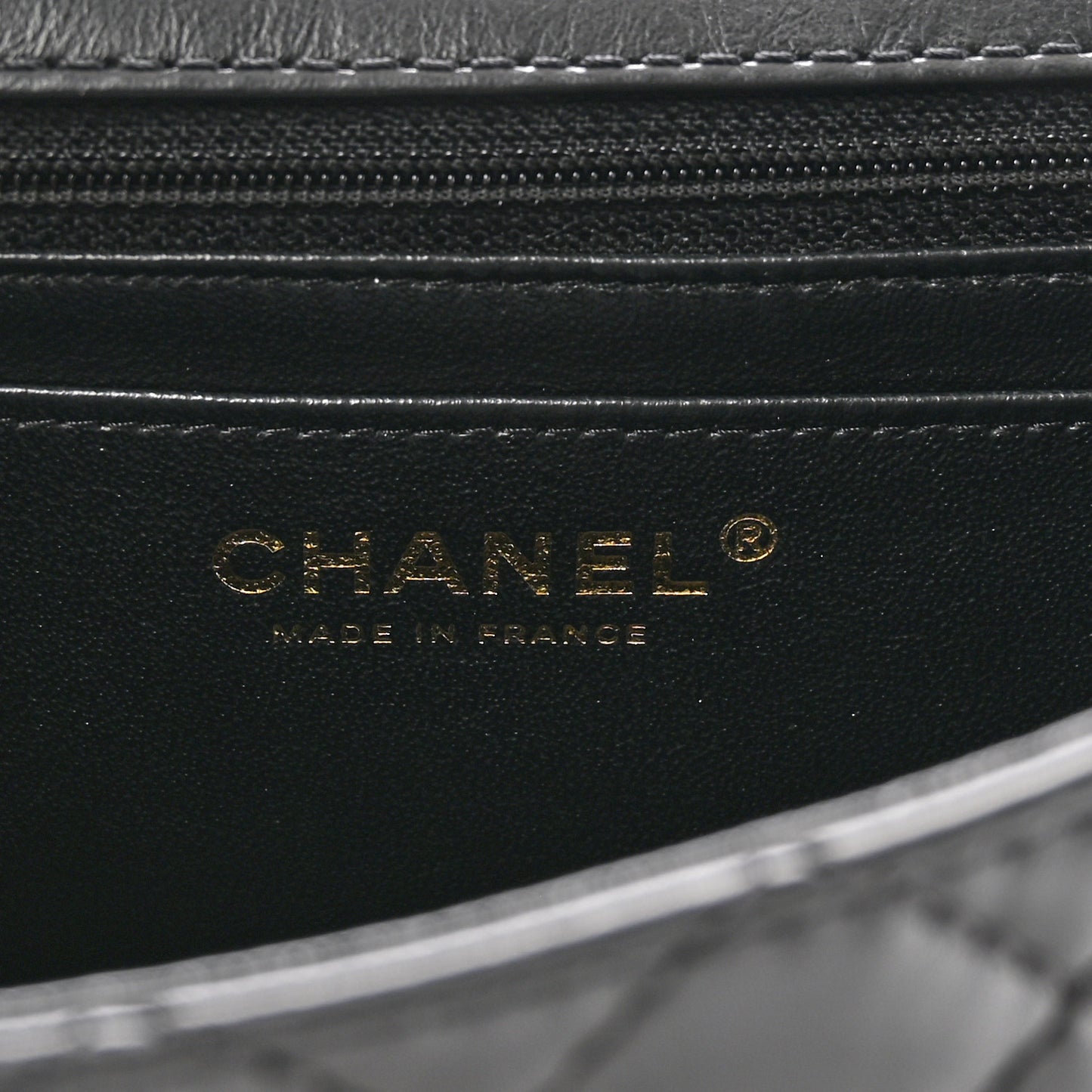 Aged Calfskin Quilted 2.55 Reissue Mini Flap Black