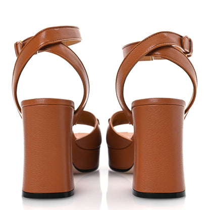 Gucci Quentin Granada Kid Horsebit 25/60mm Platform Sandals 38 Harness Brown 6 of 12