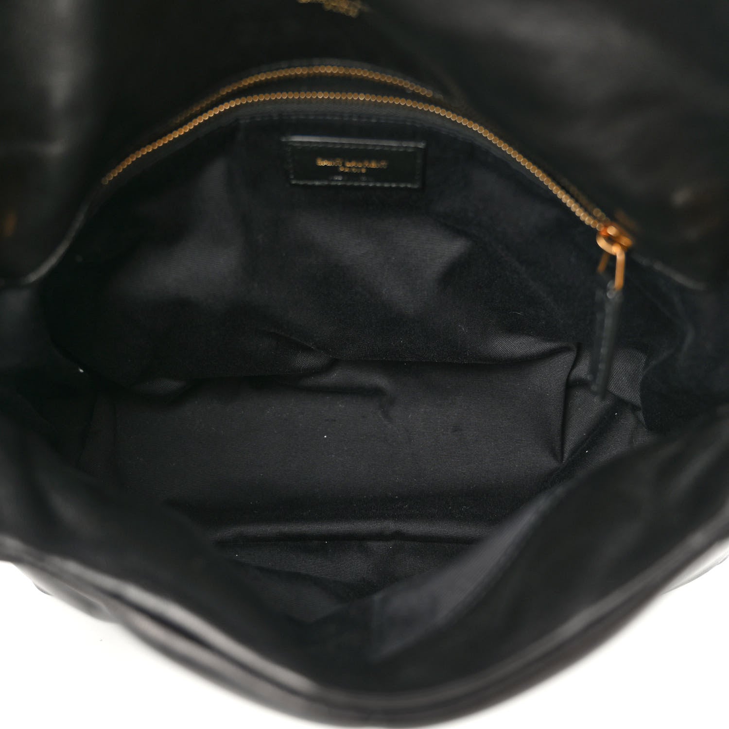 Saint Laurent Lambskin Quilted Medium Loulou Puffer Monogram Chain Satchel Black 5 of 9