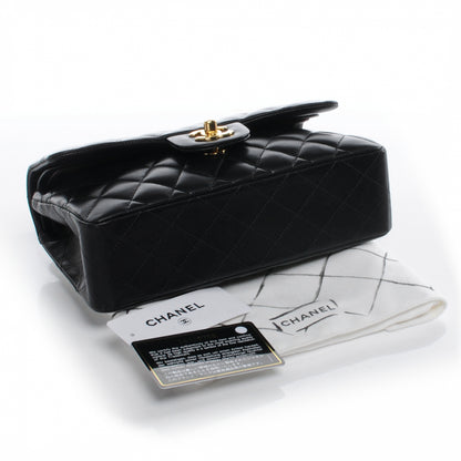 Chanel Lambskin Quilted Small Double Flap Black 4 of 6