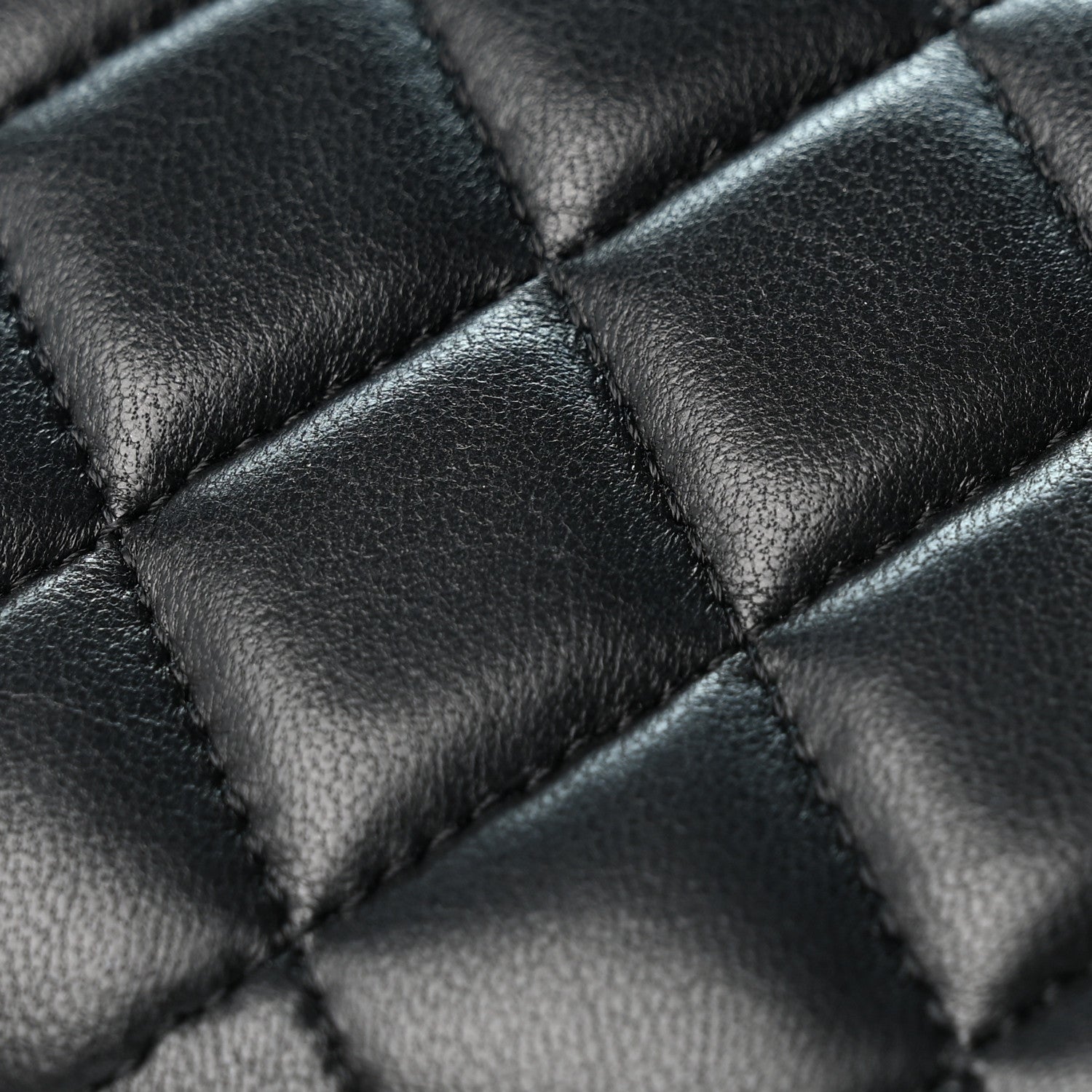 Chanel Lambskin Quilted Compact Flap Wallet Black 9 of 11