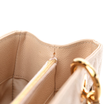 Chanel Caviar Quilted Grand Shopping Tote GST Beige 8 of 12