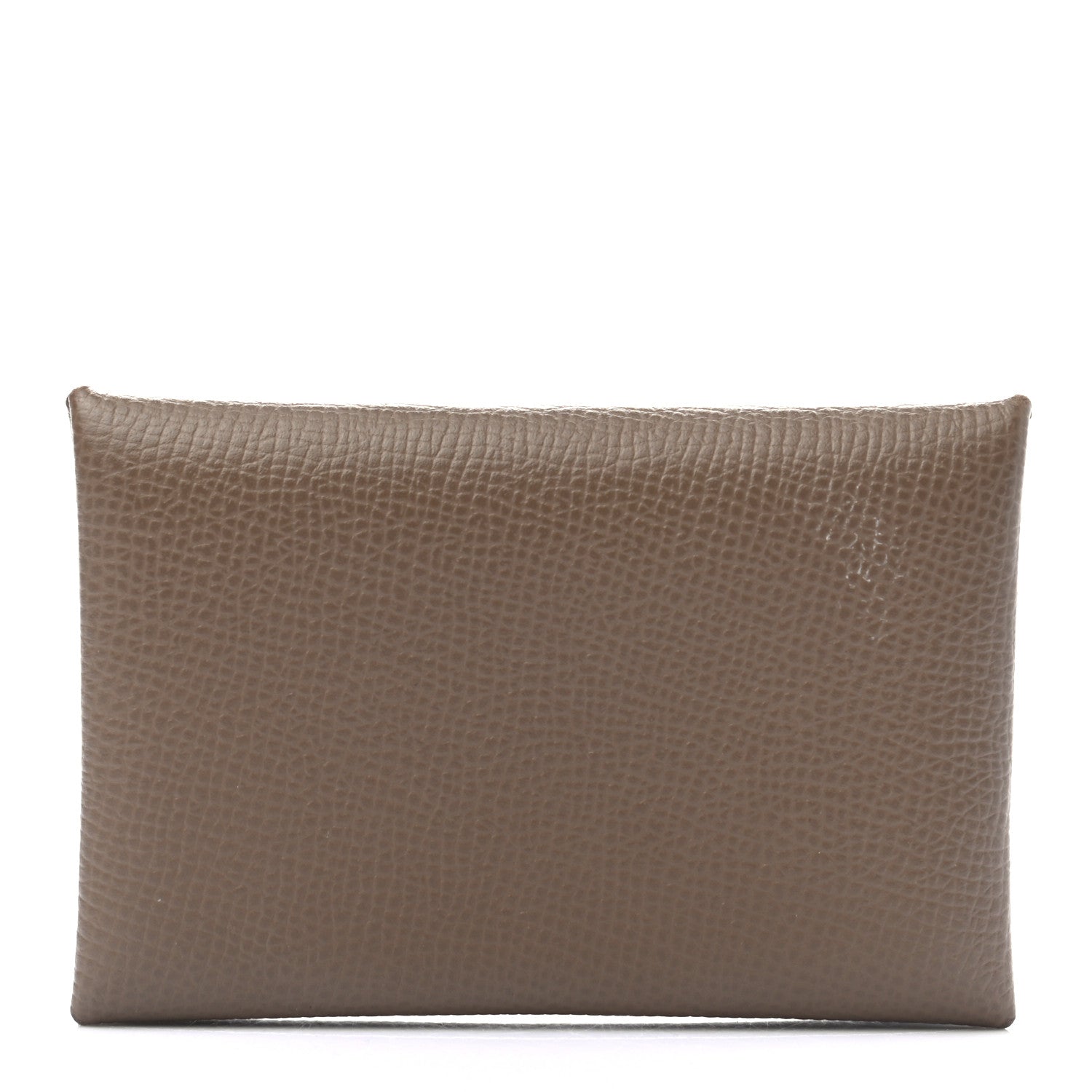 Hermes Epsom Calvi Card Case Etoupe 1 of 7