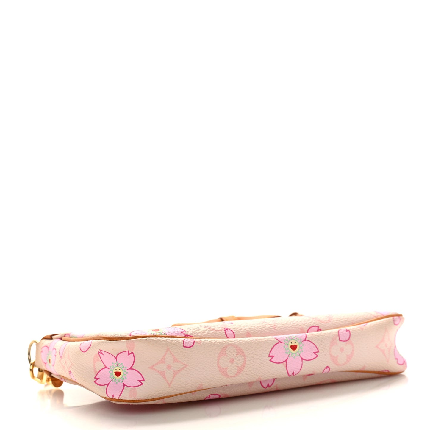 LOUIS VUITTON Monogram Cherry Blossom Pochette Accessories Pink