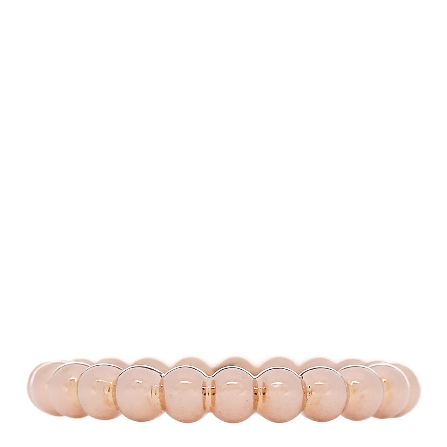 18K Rose Gold Medium Perlee Ring 50 5.25