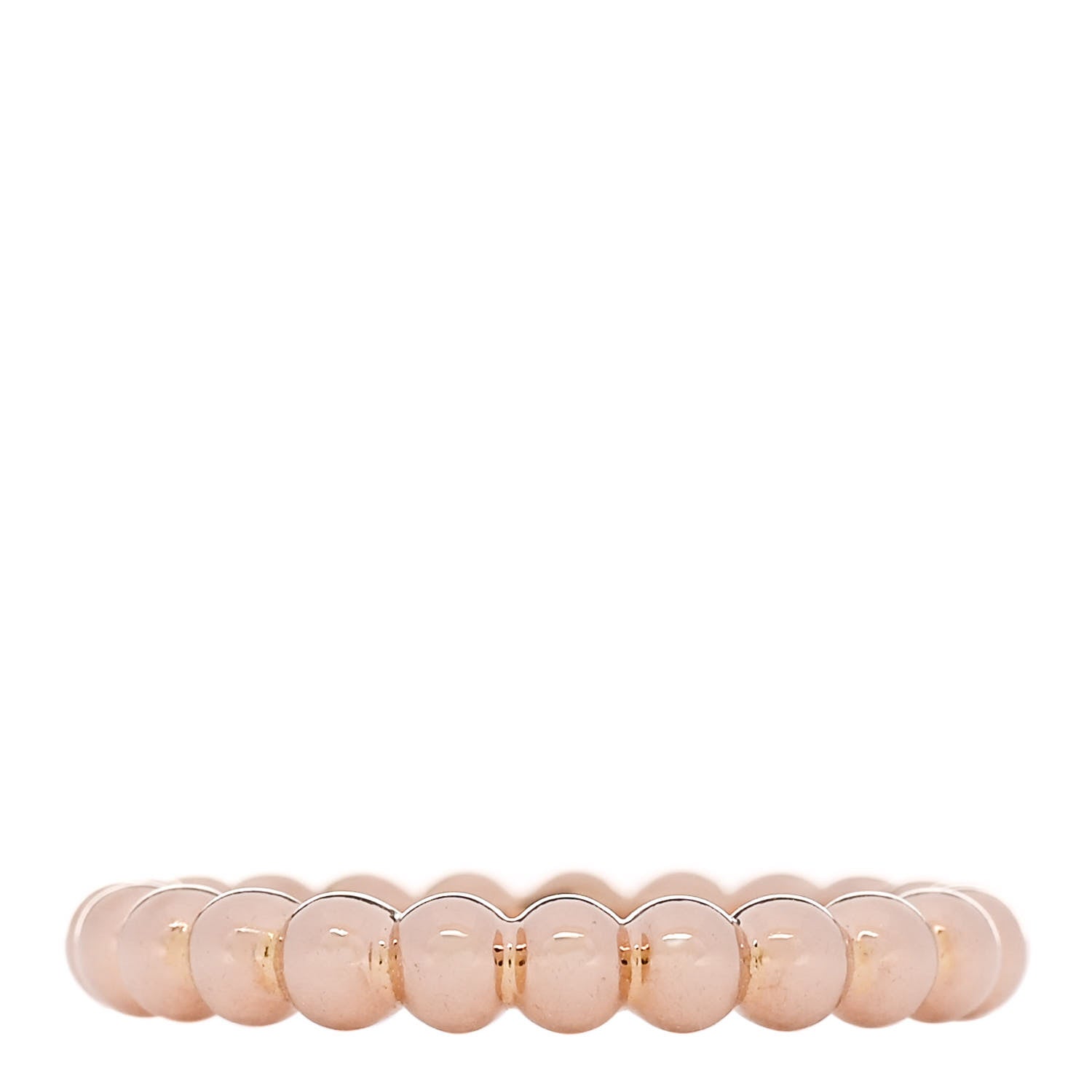 Van Cleef & Arpels 18K Rose Gold Medium Perlee Ring 50 5.25 1 of 5