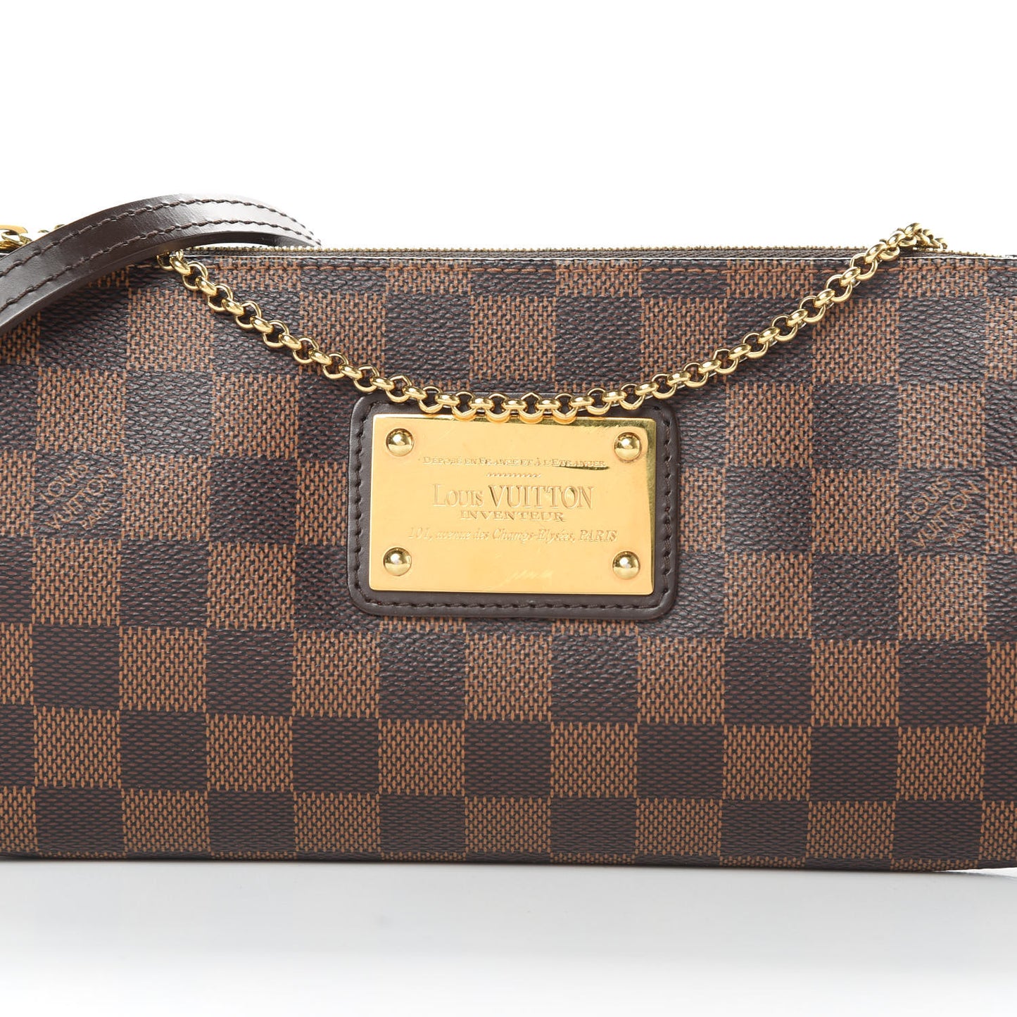 Damier Ebene Eva Clutch