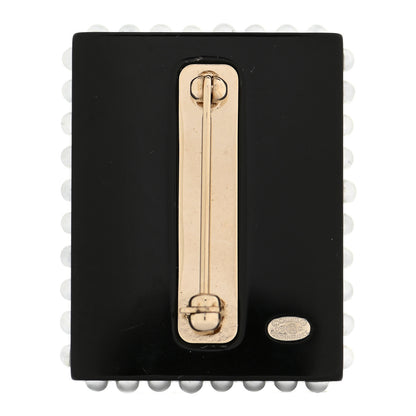 Chanel Resin Glitter CC Sailor Brooch Black Multicolor 3 of 6