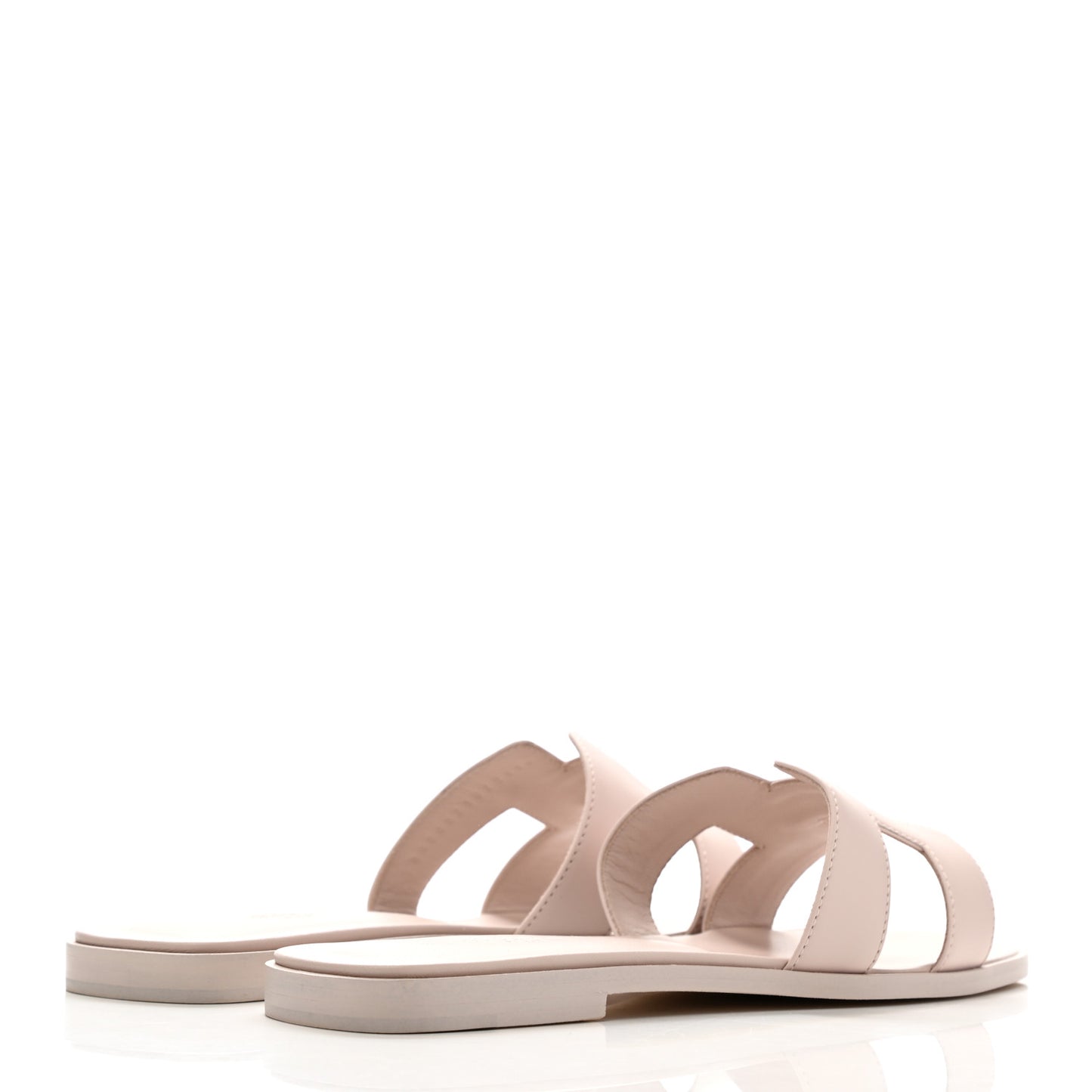 Box Calfskin Oran Sandals 39 Rose Pale