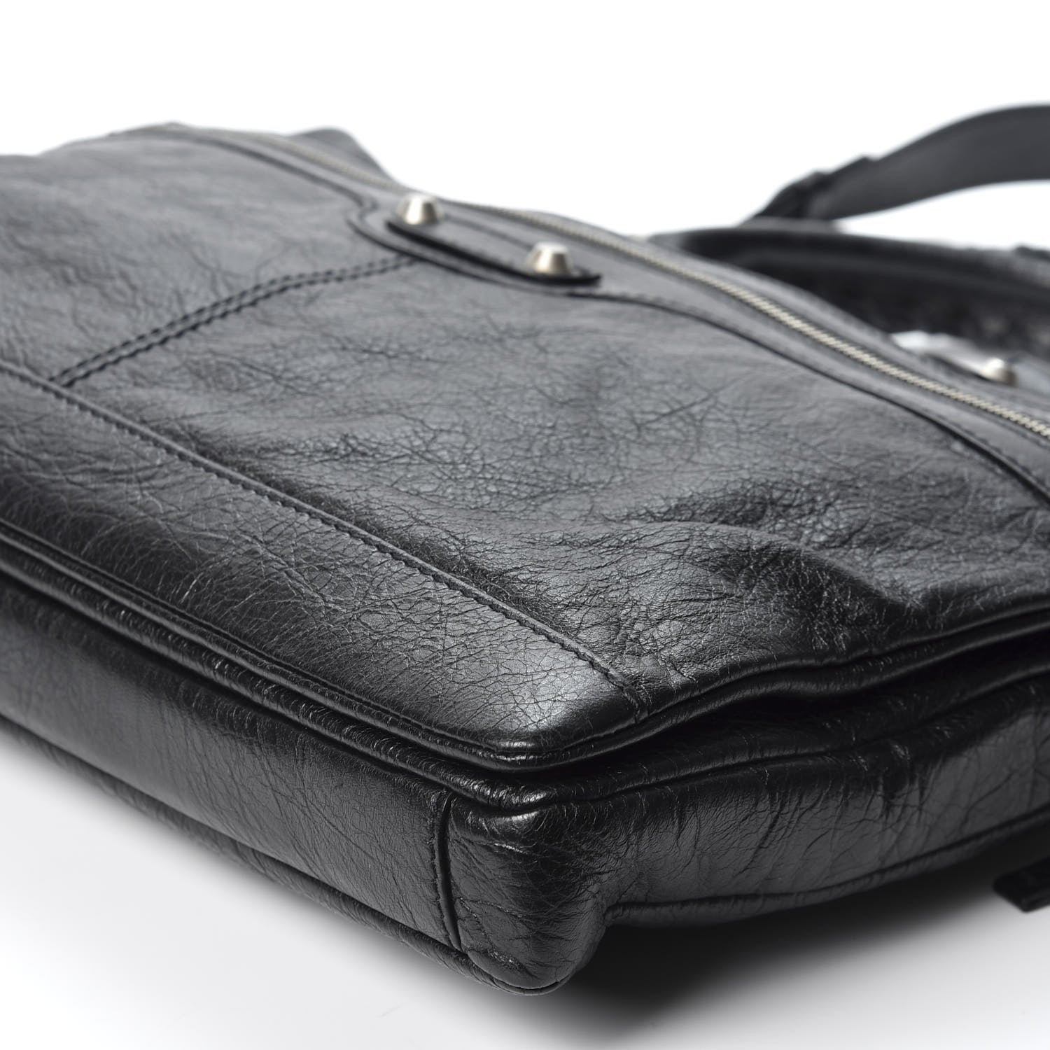 Balenciaga Agneau Briefcase Black 6 of 9