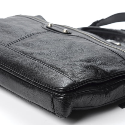 Balenciaga Agneau Briefcase Black 6 of 9