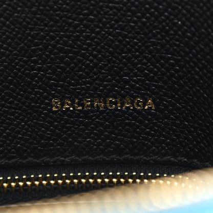 Balenciaga Signature Grained Calfskin Logo S Ville Top Handle Bag Bleu Turquoise 7 of 11