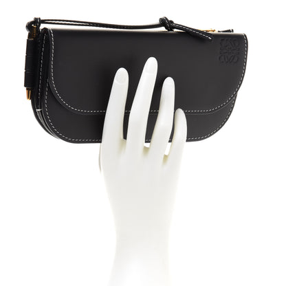 Loewe Smooth Calfskin Gate Continental Wallet Black 2 of 8