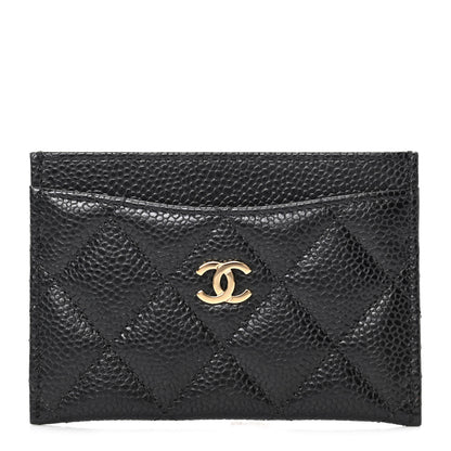 Chanel Caviar Quilted Card Holder Black 1 of 8