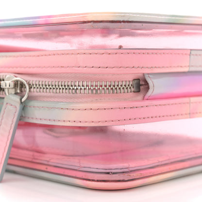 Chanel PVC Patent Calfskin Patent Lambskin Vertical Vanity Case Pink 9 of 14
