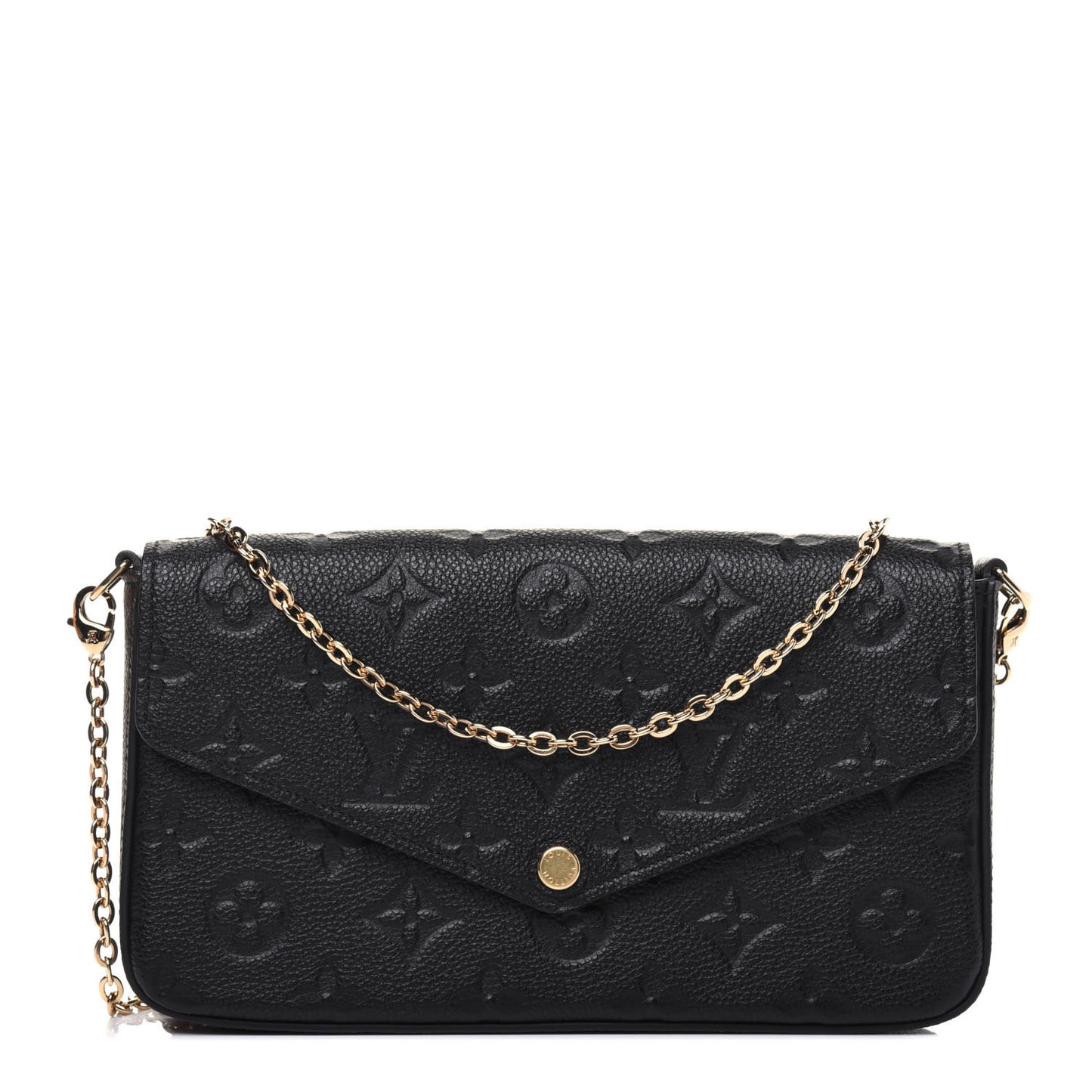 Empreinte Pochette Felicie Chain Wallet Black