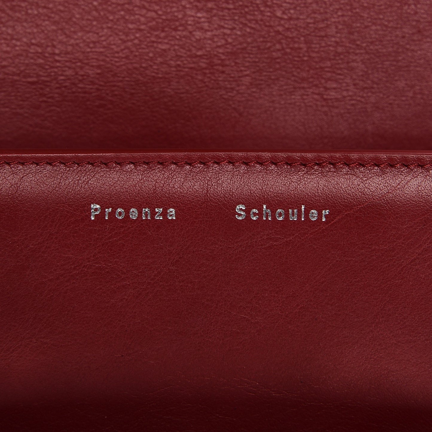 Calfskin PS11 Tiny Shoulder Bag Crimson