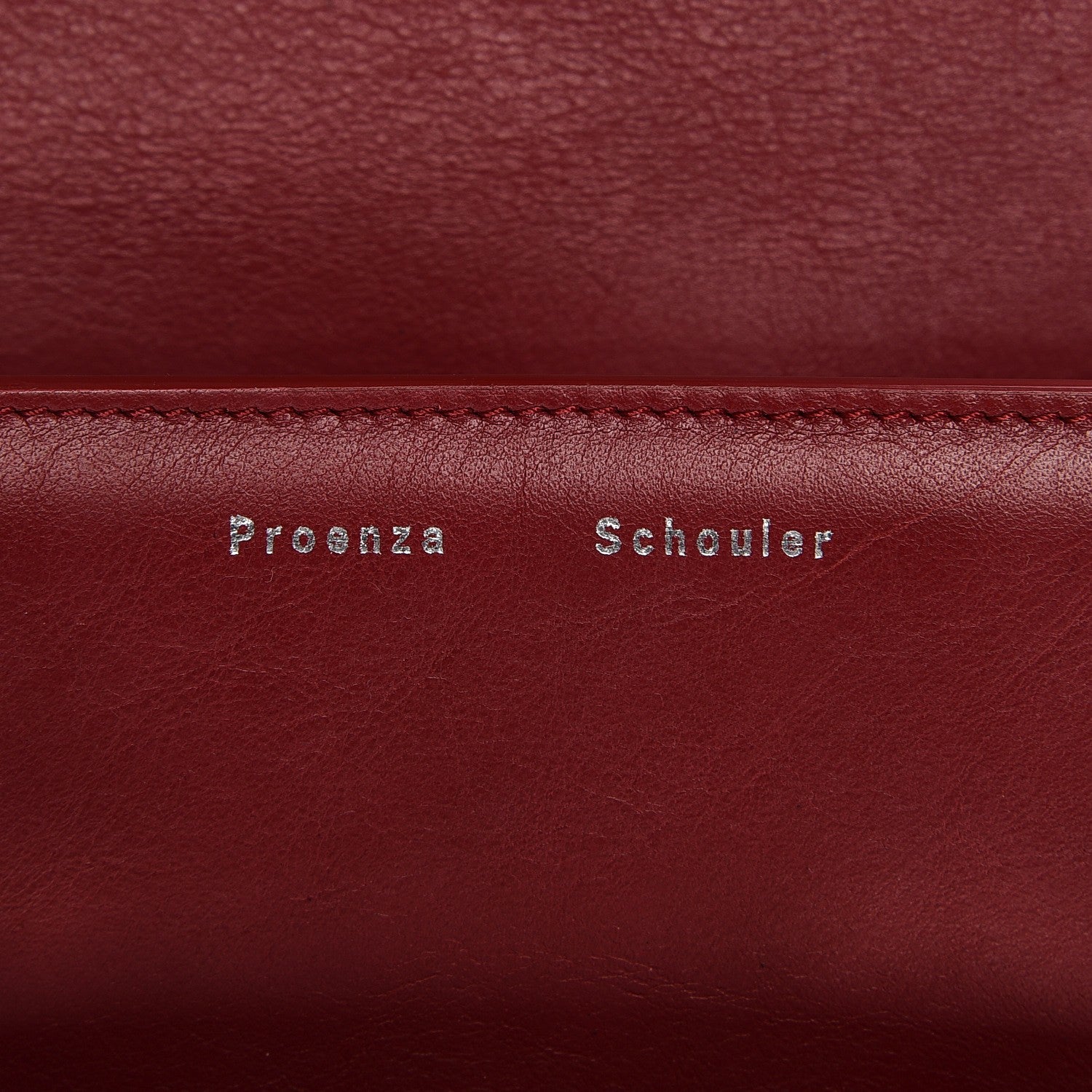 Proenza Schouler Calfskin PS11 Tiny Shoulder Bag Crimson 6 of 9