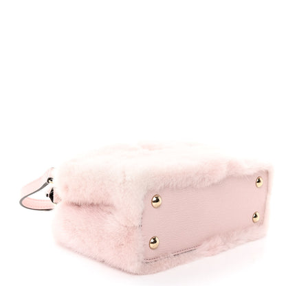 Louis Vuitton Mink Calfskin Goatskin Capucines Mini Rosewater Pink 4 of 9