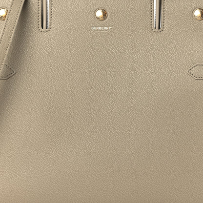 Burberry Grainy Calfskin Medium Title Bag Honey 6 of 8