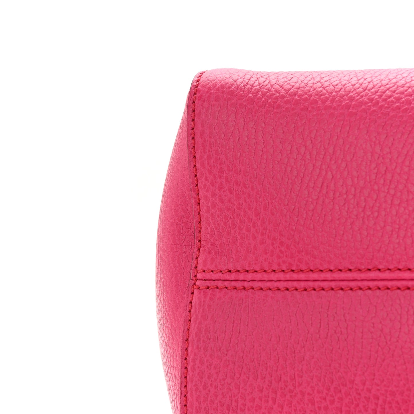 Dollar Calfskin Small Swing Tote Petal Pink