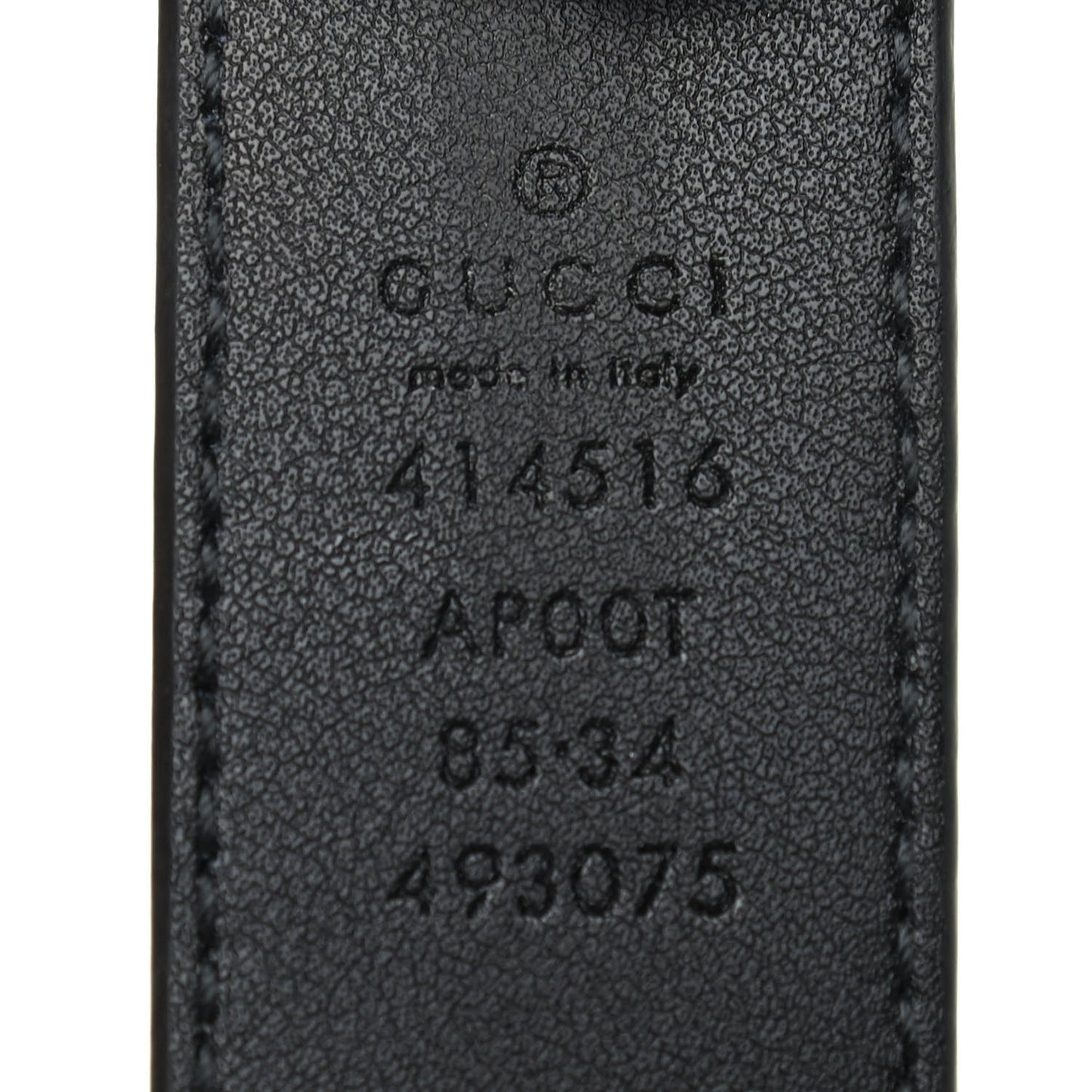 Calfskin Double G 30mm Belt 85 34 Black