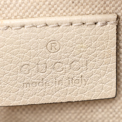 Gucci Grained Calfskin Small Logo Belt Bag White 6 of 13