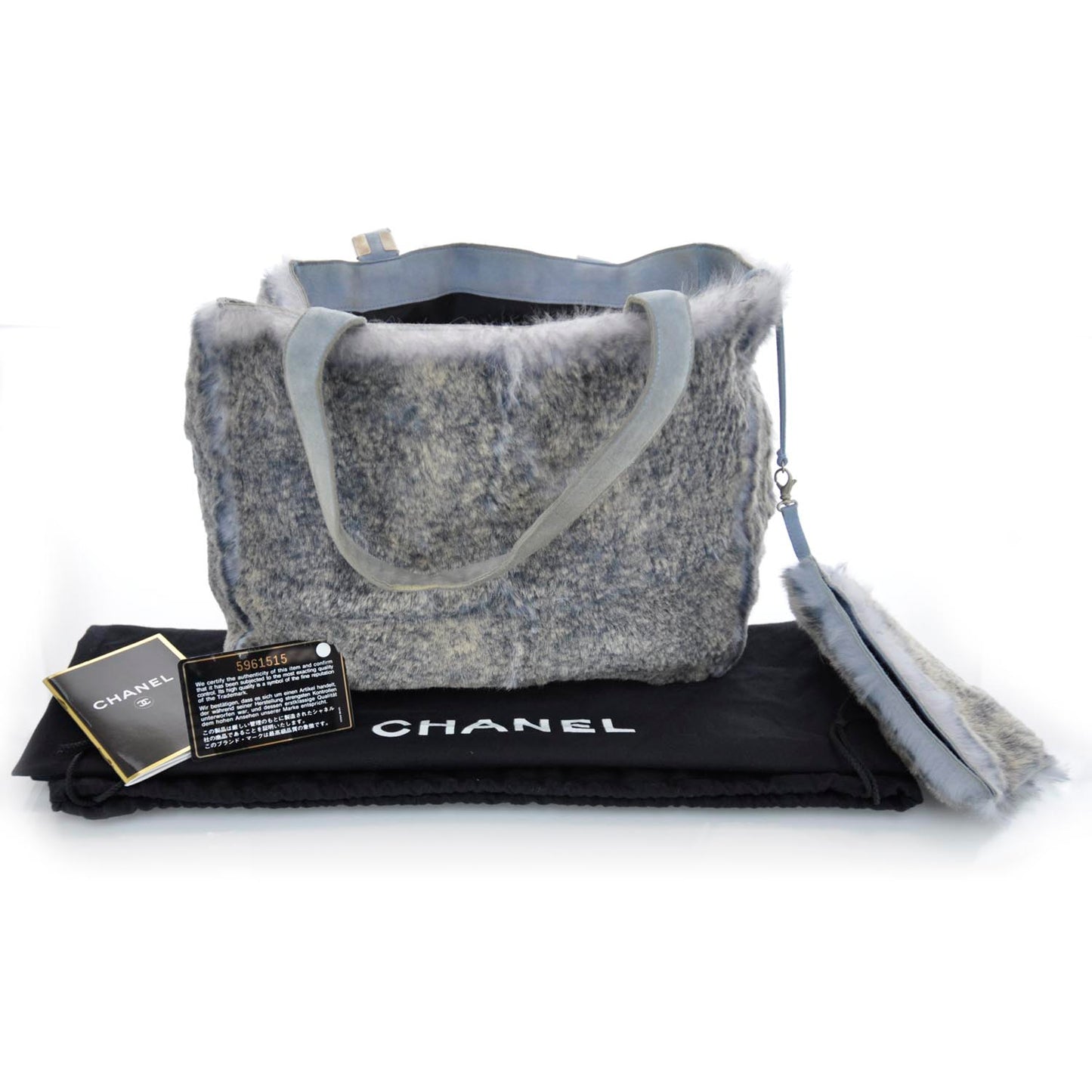 Lapin Rabbit Fur Tote