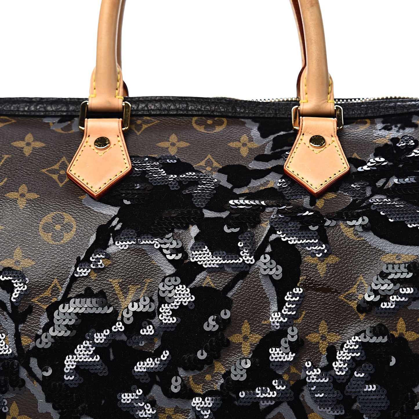 Monogram Fleur De Jais Sequins Speedy 30