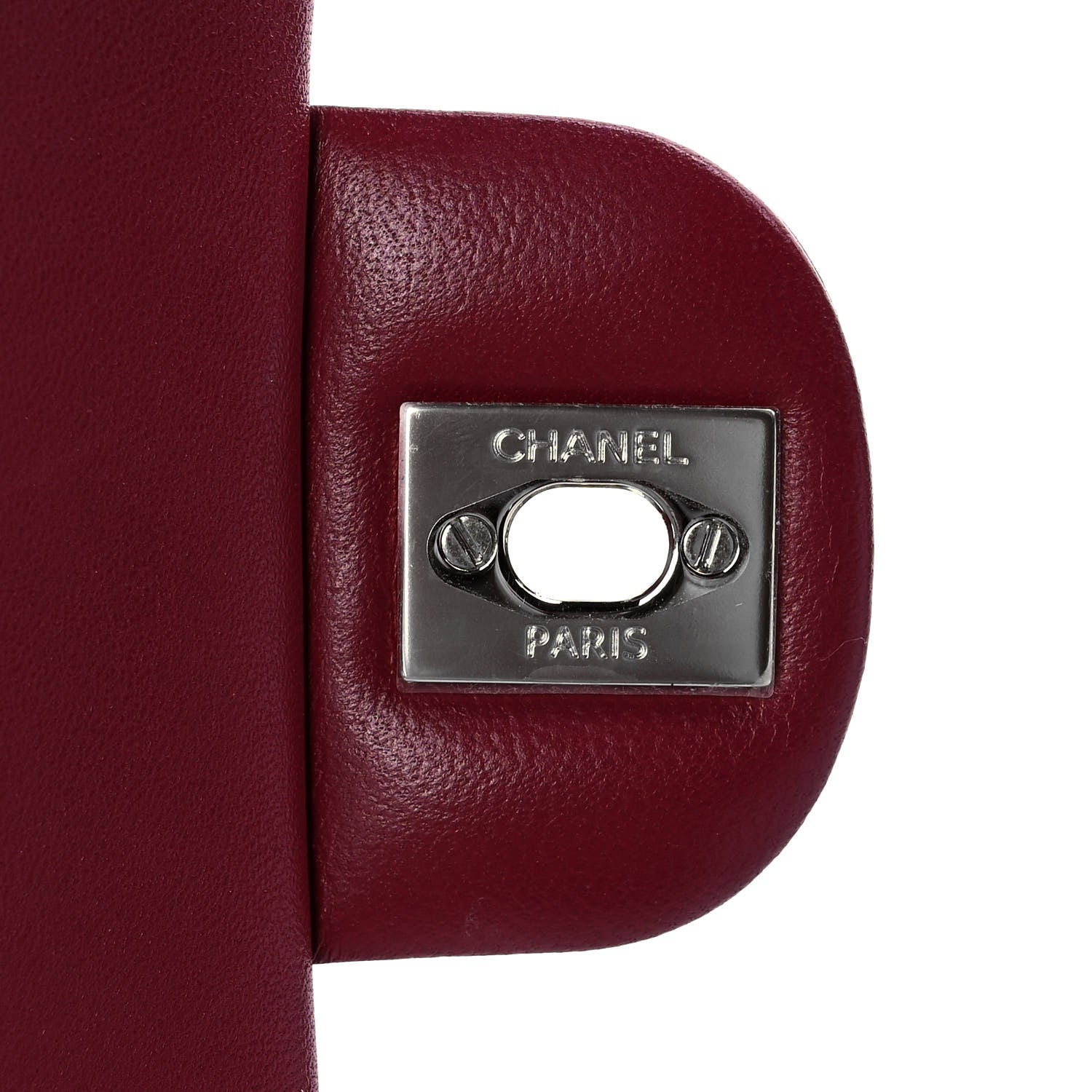 Chanel Lambskin Quilted Mini Rectangular Flap Burgundy 10 of 12