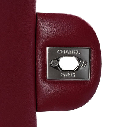 Chanel Lambskin Quilted Mini Rectangular Flap Burgundy 10 of 12