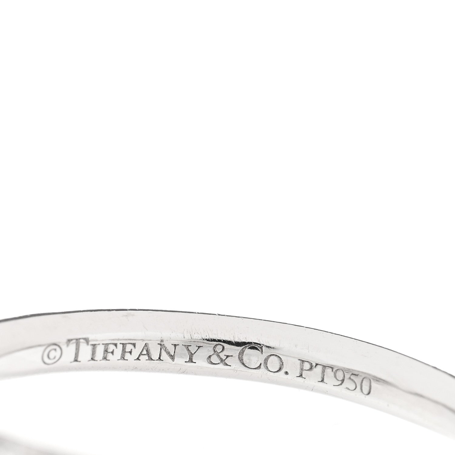 Tiffany Platinum Diamond .44ct Soleste Cushion Cut Double Halo Engagement Ring 48 4.5 4 of 5