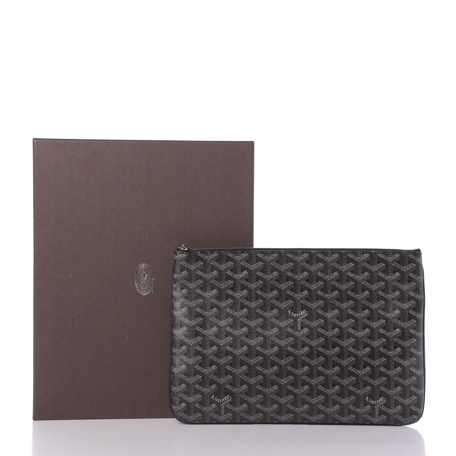 Goyard Goyardine Senat Pochette MM Black 9 of 10