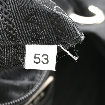 Prada Tessuto Nylon Vela Cinch Backpack Black 7 of 10