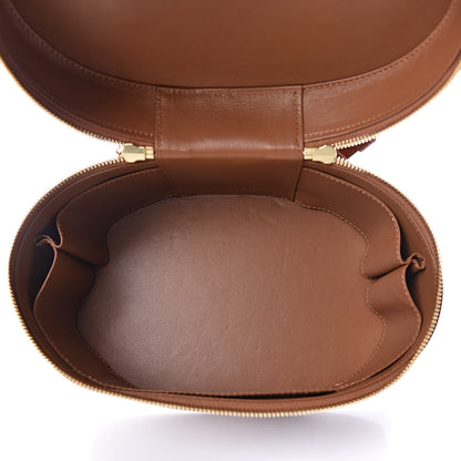 Mansur Gavriel Calfskin Train Case Crossbody Saddle 5 of 11
