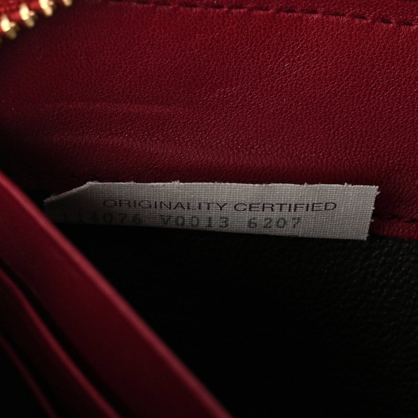 Nappa Intrecciato Zip Around Wallet Eclipse
