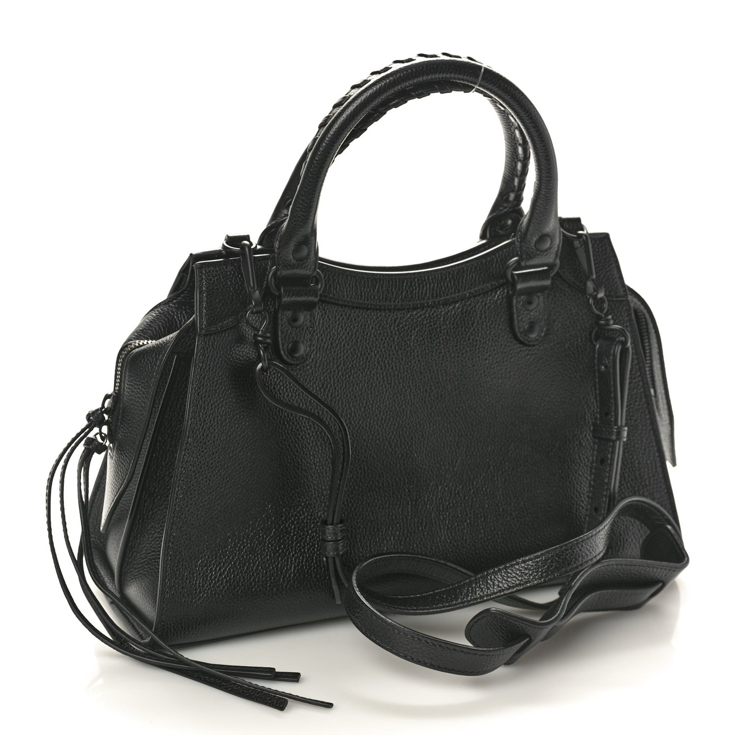 Grained Calfskin Neo Classic Black Hardware S City Black