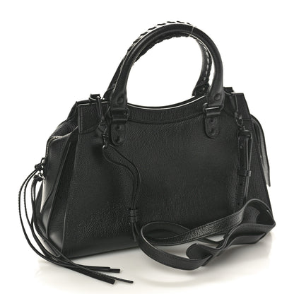 Balenciaga Grained Calfskin Neo Classic Black Hardware S City Black 3 of 12